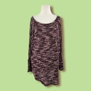 Market Spruce Sweater L Pull Over Loose Knit‎ Purple Stitch Fix